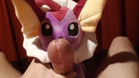 Vaporeon-Pokémon-Plüsch-Masturbationssession