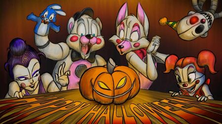 Fünf Nächte bei Freddy – Fröhliches Halloween! [Tony Crynight]