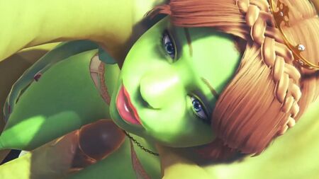 Prinzessin Fiona wird von Hulk durchgenommen: 3D-Porno-Parodie