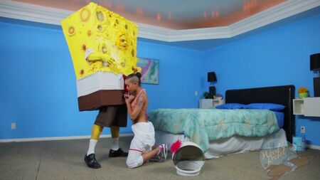 SpongeKnob SquareNuts-Skin Diamond – [HD 720, Parodie, Blowjob]