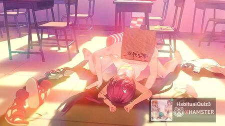 MMD r18: „Kancolle“-Luder bieten eine öffentliche Anal-Show – 3D-Hentai