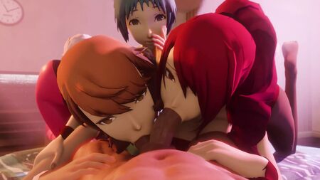 Persona 3 FFFM Vierergruppe (Animation mit Ton)