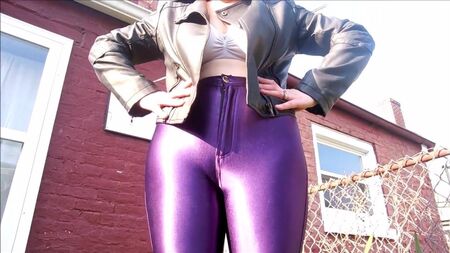 Spandex Angel – Sexy Spandex-Disco-Jeans