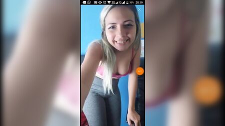 heiße Blondine