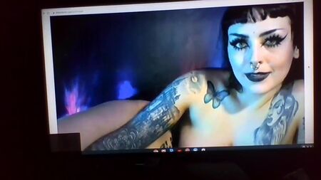 sexy Gothic-Stripperin