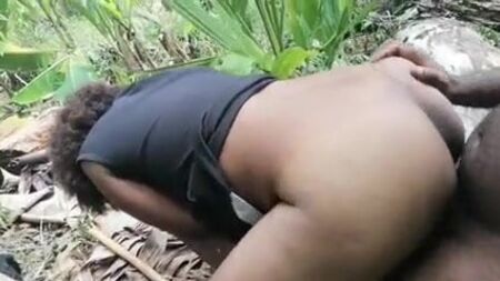 Fick im Busch von Papua-Neuguinea