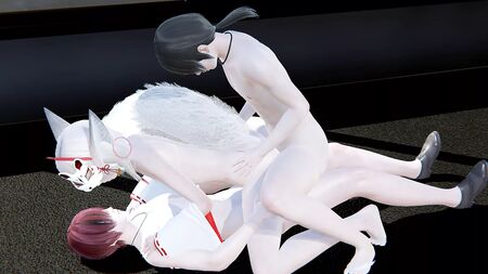 Yaoi Femboy – Foxy – Doppelte Penetration