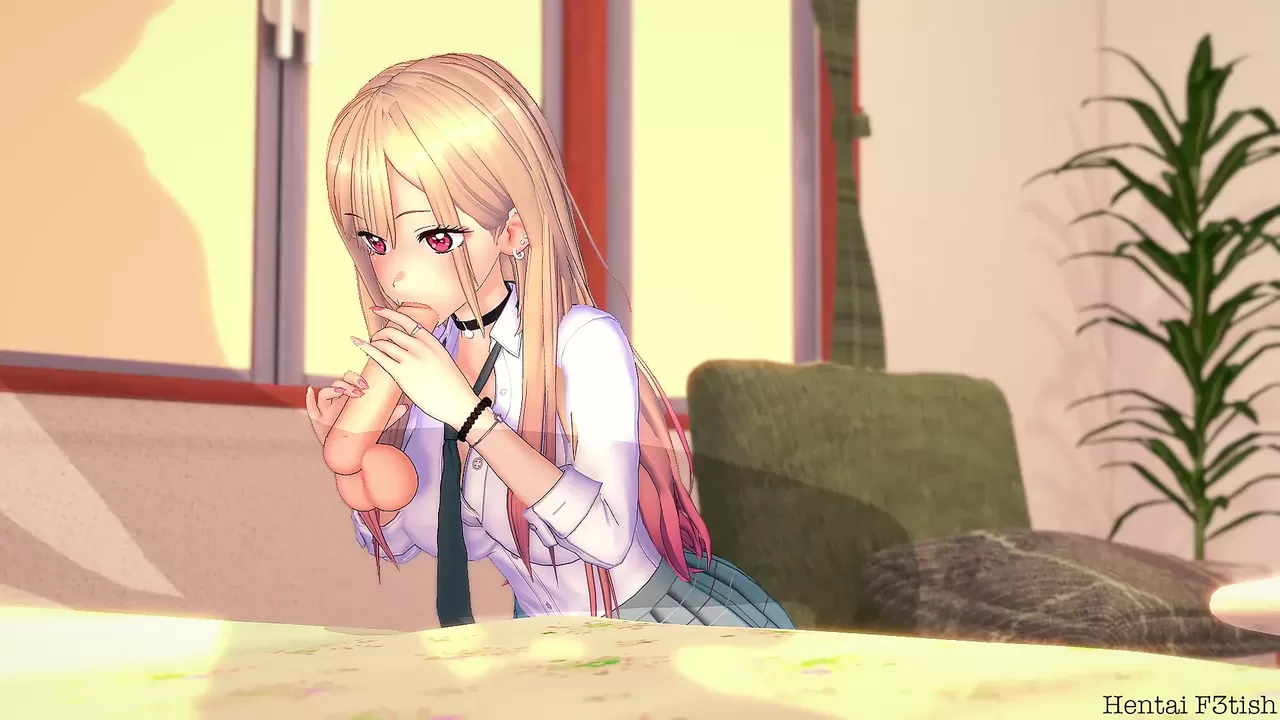 a woman in an intimate embrace with a plant-like creature