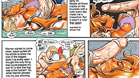 Comics mit riesigen Schwänzen und hartem Sex