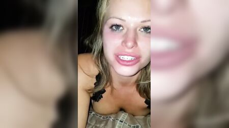 Amateur-Schlampe saugt Sperma aus der Muschi ihrer Freundin