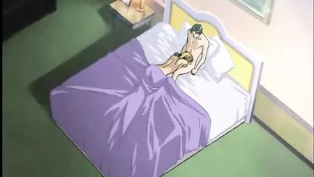 Ein schwules Hentai-Paar beim Hardcore-Analsex zwischen den Wänden