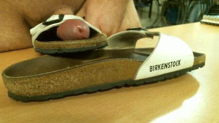 Weiße Birkenstocks Madrid weiß CUM