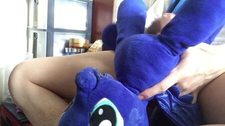 Komm zu meinem Plüschpony Luna
