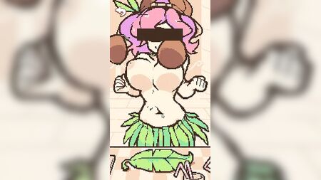 CocoNut Shake – Pixel-Hentai-Spiel – Riesige Brüste, Melken am Strand
