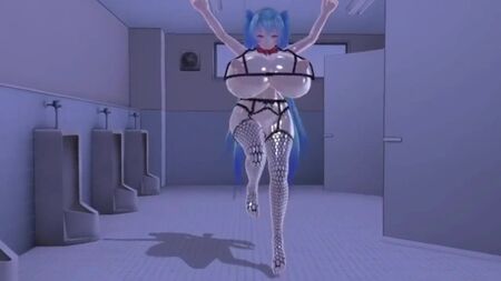 MMD R-18 Miku mit riesigen Brüsten GENTLEMAN