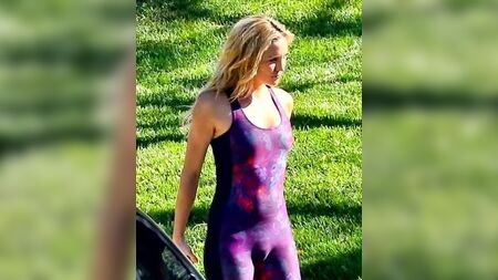 Fotos von Kate Hudson beim Yoga-Shooting