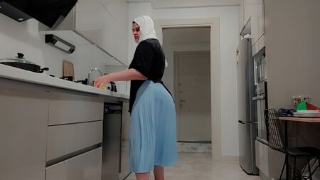 Ich zeige meinem Stiefsohn meinen sexy BBW-Körper