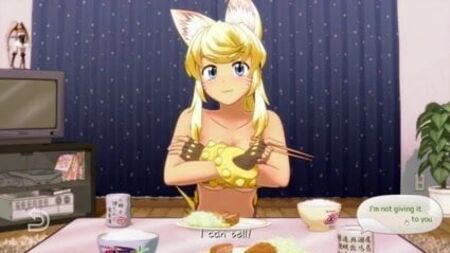 3D-Wolfsmädchen