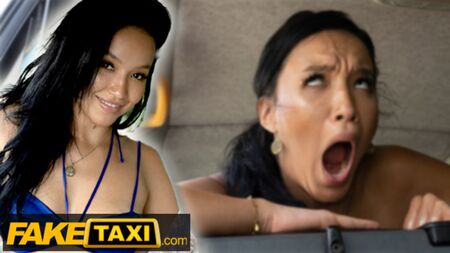 Fake Taxi – Bikini-Babe Asia Vargas zieht sich auf dem Rücksitz des Taxis zur Freude des Fahrers aus