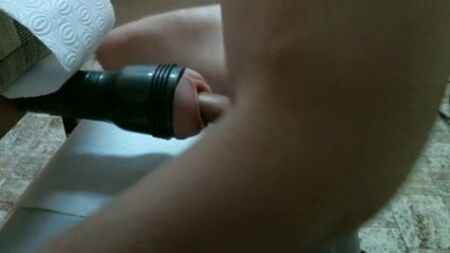 Erster Test meines neuen selbstgebauten Fleshlight-Halters