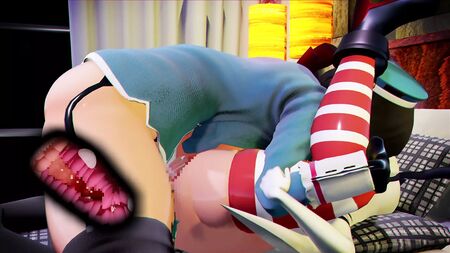 MMD – Takao & Shimakaze: Futanari-Analsex