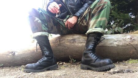 Wald-Army-Ranger wichsen