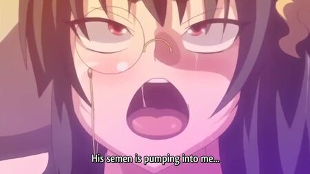 Hentai-Mädchen wird von einem großen Kerl hart gefickt