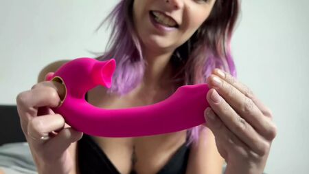 Test mit einem Doppeldildo