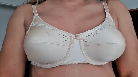 34C Ptex-Nylon-BH in Hautfarbe, der die Brüste sanft umschmeichelt