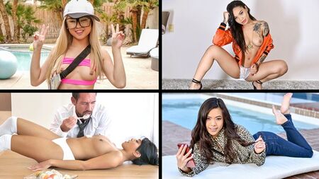 Süße asiatische Frauen