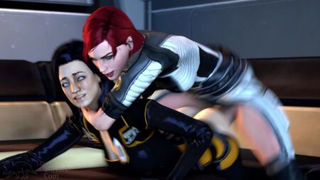 (Sound) FemShep & Miranda Lawson futanari on female - Fraternisation ver.alternate [Mass Effect, LordAardvark;R34;futanari]
