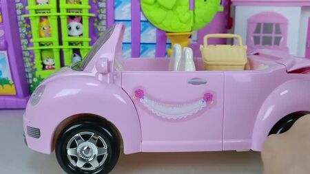 Baby Puppenhaus und Orbeez Schwimmbad Spielzeug Picknick Auto spielen 아기인형 하우스와 개구리알 수영장 리틀미미 뽀로로 장난감 - 토이몽