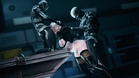 Nier Automata 2B Erste Montage von Studio FOW 3D SFM Hentai Porno (18+)