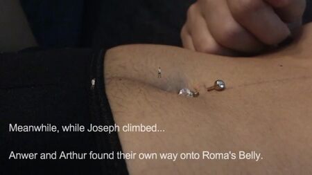 Riesin Roma Spielt mit ihrer Beute SFX