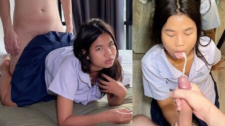18-jähriger thailändischer Student schwänzt den Unterricht, um Sex zu haben