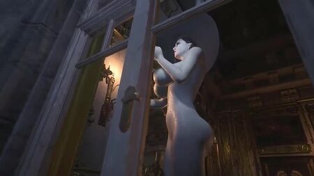 Resident Evil 8: Village - Lady Dimitrescu - Nude Mod [Alle Zwischensequenzen]