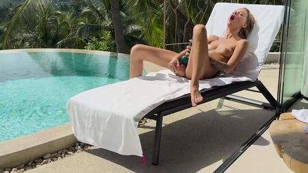 Urlaub für einsame Fotze