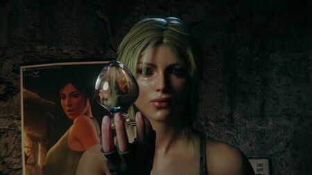 (Ton) Lara Croft in Schwierigkeiten – Vollversion: Solo-Masturbation [Tomb Raider; Porno; Pferdepimmel-Dildo; Mixer; R34; Sex; порно; секс; соло]