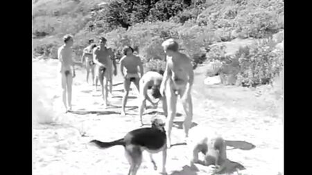 Nudistenlager aus der Zeit von 1960 bis 1967