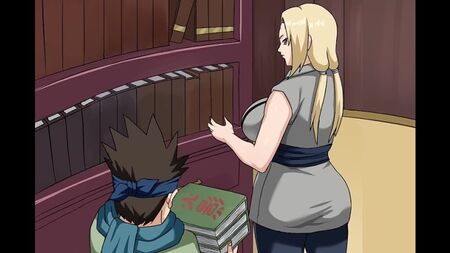 Naruto: Tsunade und Konohamaru (von pinkpawg) HD720p