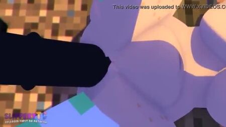 Amber x Pferd (Erstellt von SlipperyT) (#minecraft #sex #porn #animation)