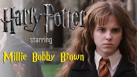 [DEEPFAKE] HARRY POTTER MIT MILLIE BOBBY BROWN IN DER ROLLE DER HERMINE GRANGER