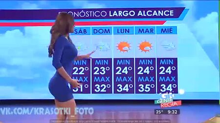 Wettermoderatorin Yanet Garcia (Porno, Sex, Erotik, Hintern, Booty, Anal, Titten, Brüste, Brazzers)