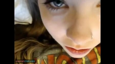 Chat, Virt, vor der Webcam, jung, Vagina, Zunge