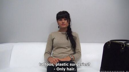 Sex mit einem Kondom in einem Casting in der Tschechischen Republik