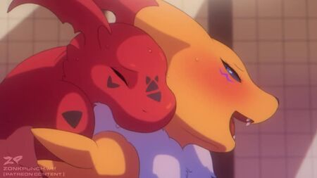 FURRY YIFF BADEZEIT RENAMON UND GUILMON CREAMPIE SOUND zonkpunch