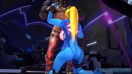Samus Aran wird von Predator gefangen genommen [mit Ton]