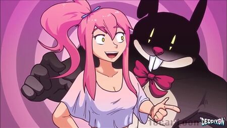 [HARD CARTOON ANIMATION PORN] DIE MÄDCHEN HABEN SICH ENTSCHIEDEN, „FLUFFY HASE“ ZU SPIELEN [DERPIXON]