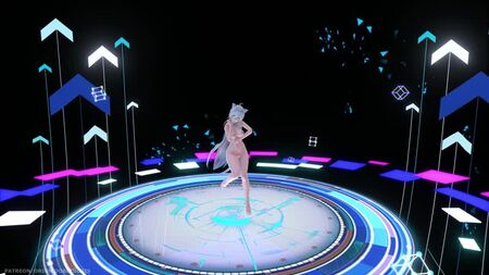 MMD R-18 [EROTIK] Haku Cat Lingerie Shake It! Autor: Orion Dobledosis