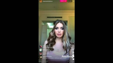 Evgenia Feofilaktova im Instagram-Live-Stream am 18.06.2017